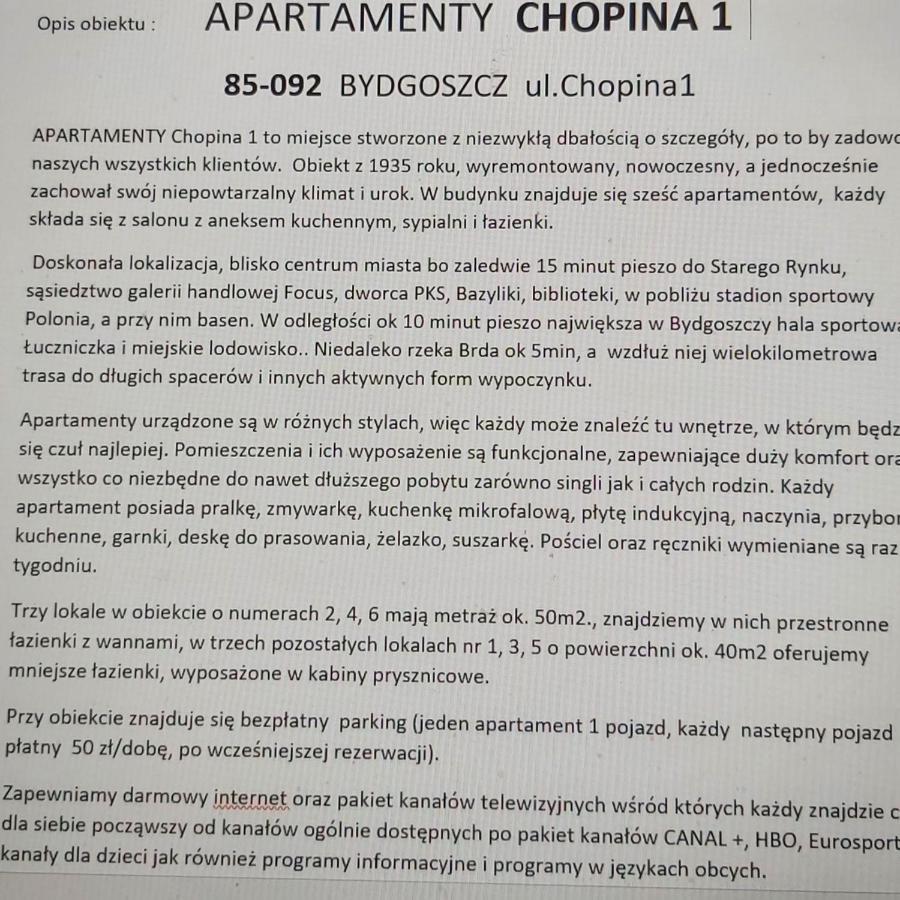 Apartamenty Chopina 1 بيدغوستيا المظهر الخارجي الصورة